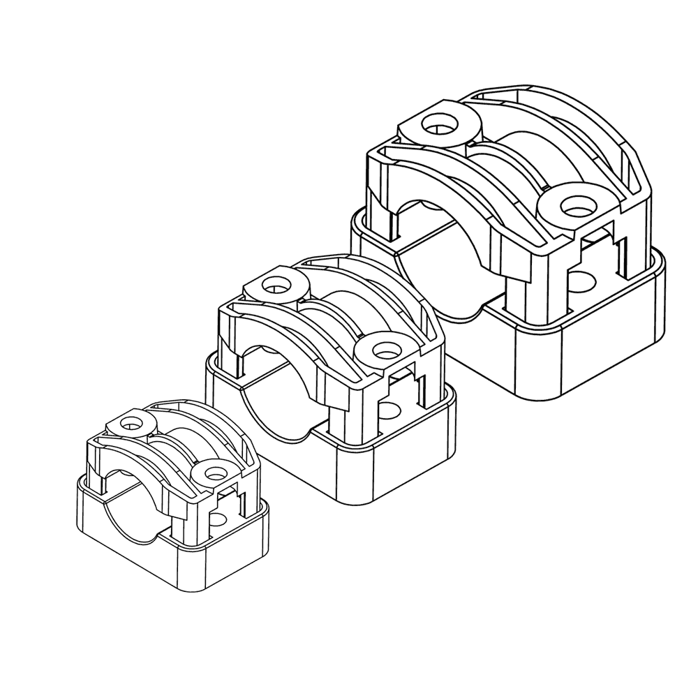 Elraf cable clamps